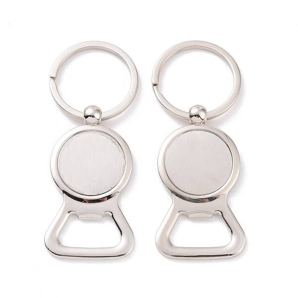 Rack Plating Zinc Alloy Keychain