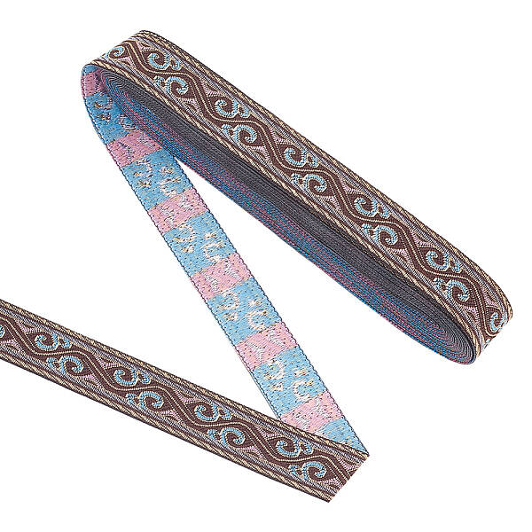 9M Flat Ethnic Style Polyester Ribbons