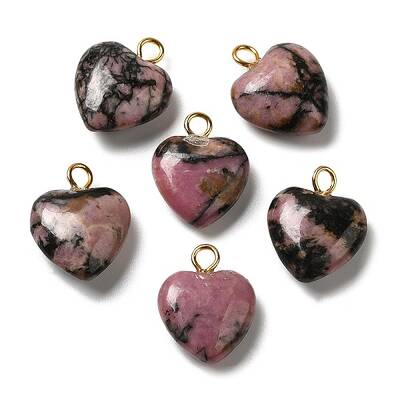 Natural Rhodonite Pendants