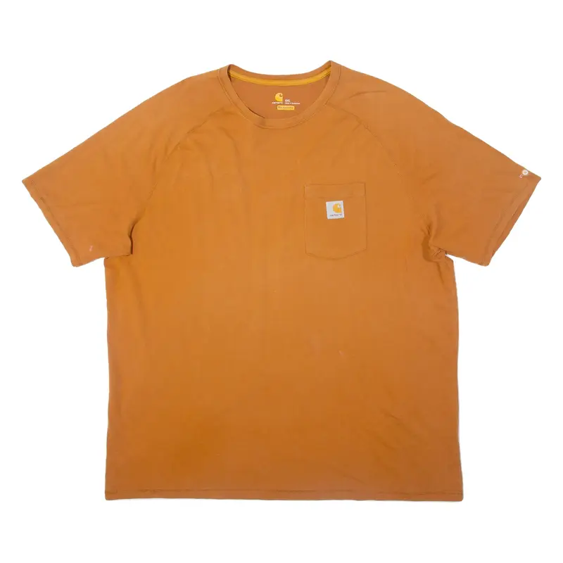 CARHARTT Force Mens T-Shirt Orange 2XL
