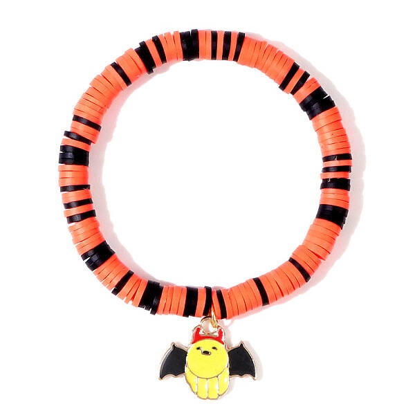Ghostly Polymer Clay Heishi Stretch Bracelets