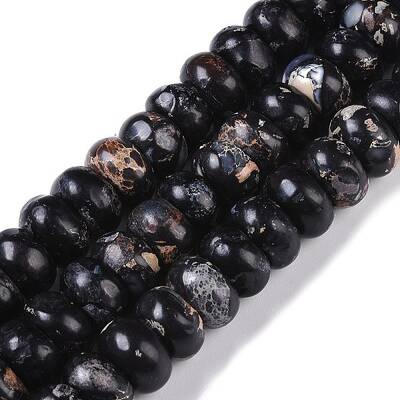 Dyed Synthetic Imperial Jasper Beads Strands