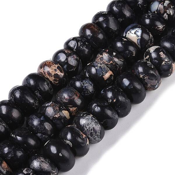 Dyed Synthetic Imperial Jasper Beads Strands