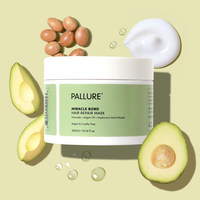 Pallure Miracle Bond Hair Repair Mask for dry and damaged hair - Made for all hair types, Made with Avocado, Argan Oil, Bioti...