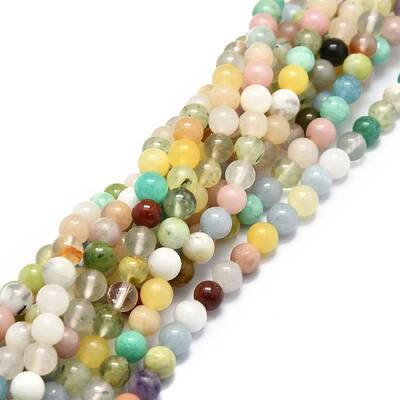 Natural Mixed Gemstone Beads Strands