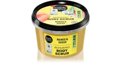 Organic Shop Mango & Sugar Body Scrub for Silky Skin 250ml