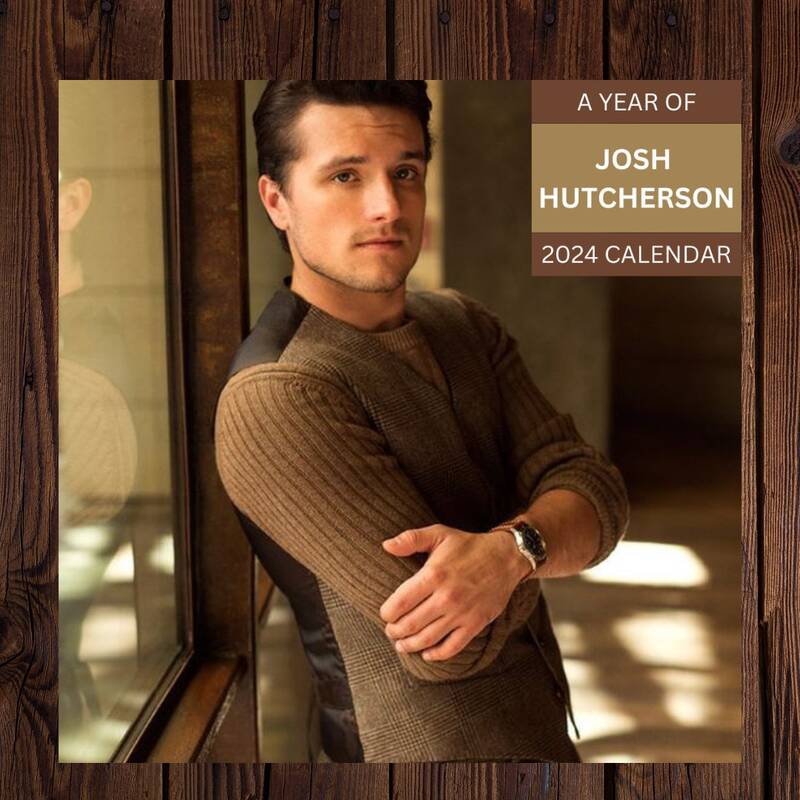 Josh Hutcherson Calendar 2024, Best Gift For Josh Hutcherson Fan