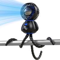 Summer Gift-Koonie Portable Stroller Fan, Baby-Safe Clip-on with Detachable Flexible Tripod, Rechargeable Battery-Operated, 3...