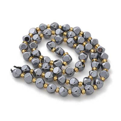 Terahertz Stone Round Beads Strands