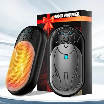 Rechargeable Hand Warmer, Portable USB Hand Warmer, Pocket Size Electric Hand Warmer for Outdoor, Hunting, Golf, Camping, Gi...