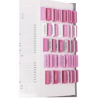 Pink  Tabs for Women & Men, Laminated  Tabs for Study , Boho Theme  Tabs for Easy Navigation, Simplify Your  Reading Experien...