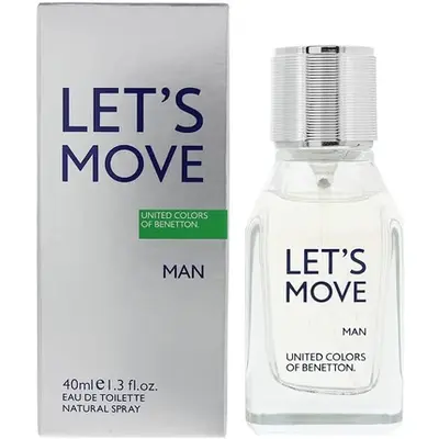 Benetton Let's Move Eau De Toilette Per Uomo 40 ml