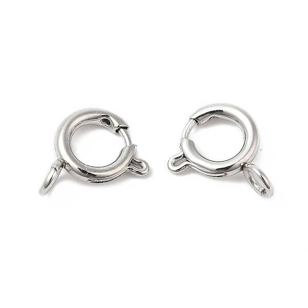 Non-Tarnish 304 Stainless Steel Spring Ring Clasps