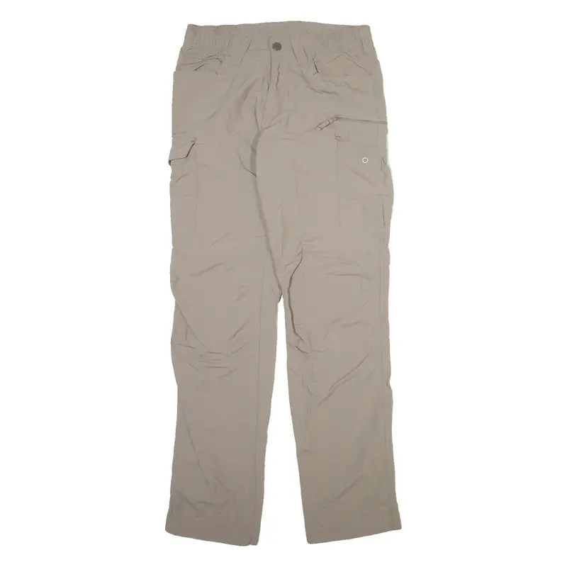 QUECHUA Outdoor Mens Trousers Grey Regular Straight Nylon W28 L32