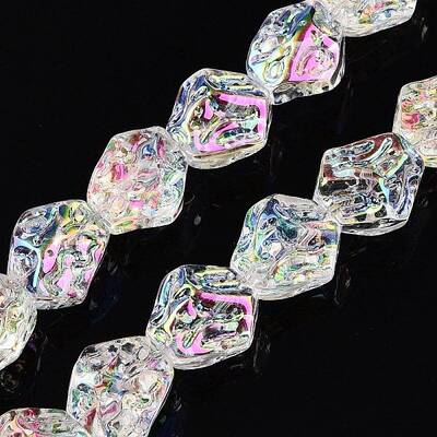 Electroplate Glass Beads Strands