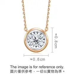 'Fantasy' 18K White & Red Gold Diamond Necklace