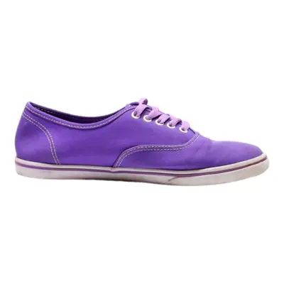 VANS Low Top Trainers Purple Canvas Womens UK 8