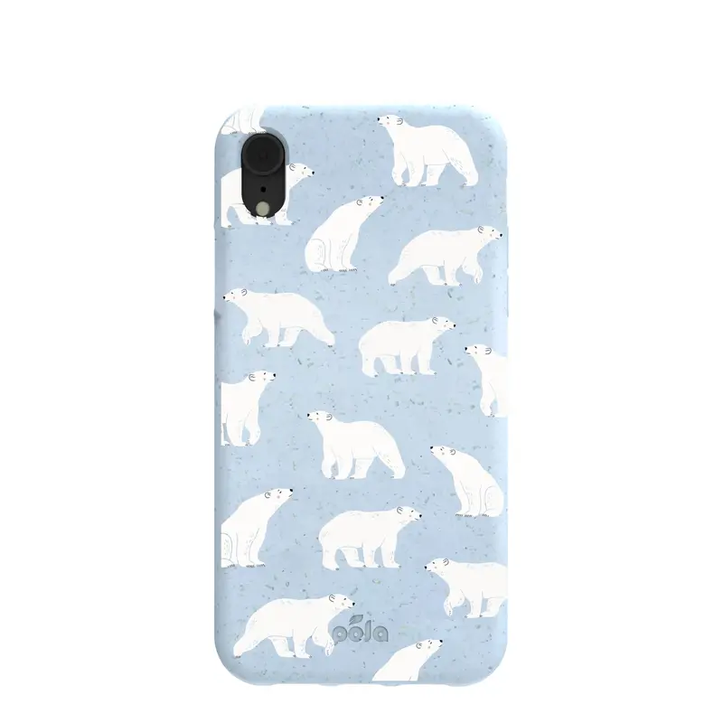 Powder Blue Ice Bears iPhone XR Case