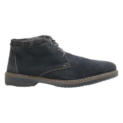 RIEKER Chukka Boots Blue Leather Mens UK 9.5
