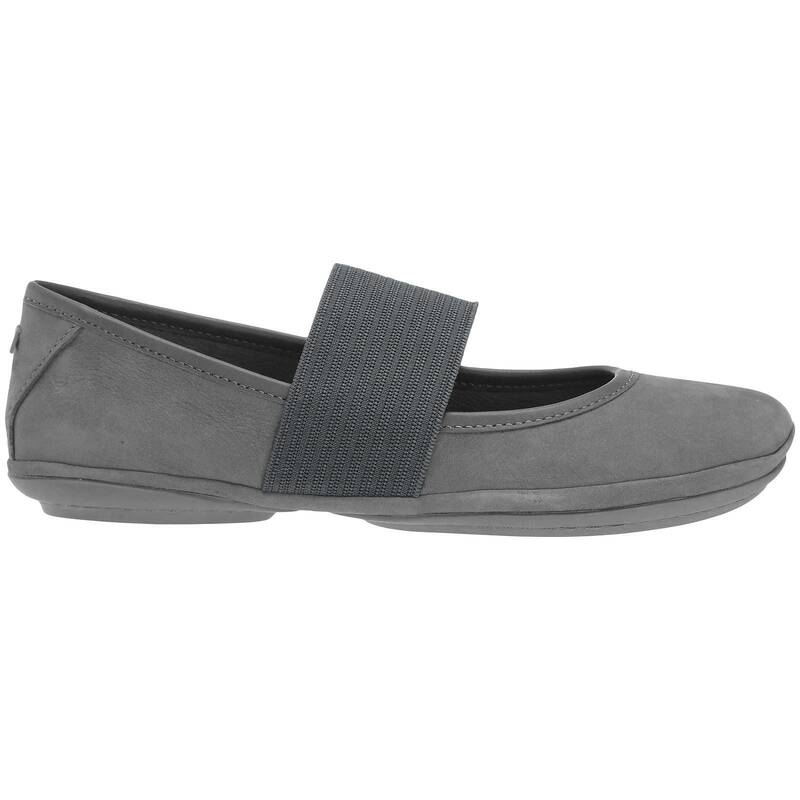 Camper Right Nina 21595 Nubuck Women's Slip On Shoes - Grey - Size:US 6 Women
