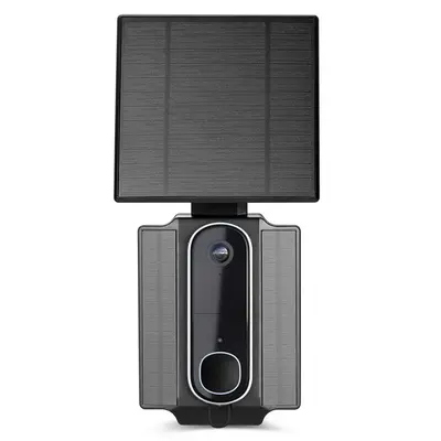 Wasserstein Universal Solar Charger with Built-in Battery for Arlo Video Battery Doorbell 2K (2nd Gen) & Wyze Wireless Duo Ca...