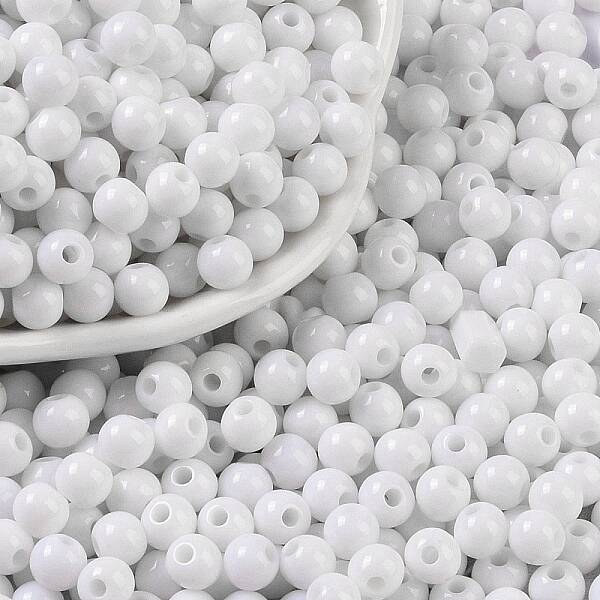 Opaque Acrylic Beads