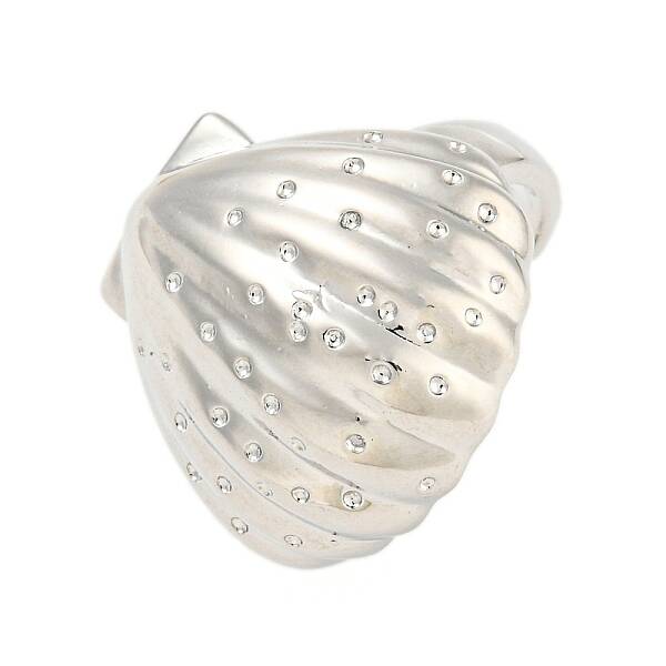 Shell Shape Rack Plating Brass Open Cuff Rings