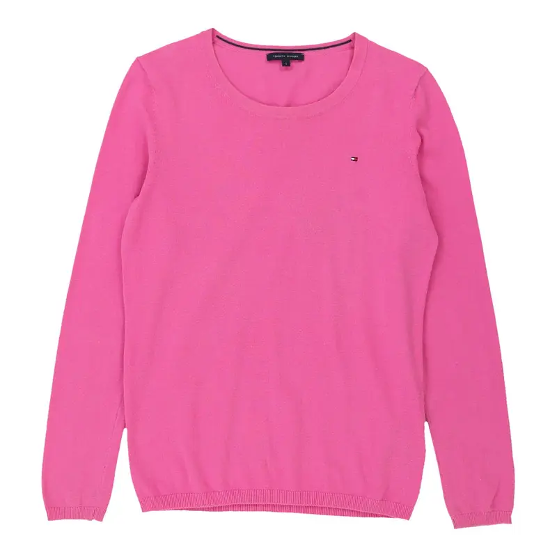 Tommy Hilfiger Jumper - Small Pink Cotton | Size: small