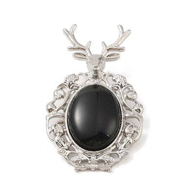 Natural Obsidian Pendants