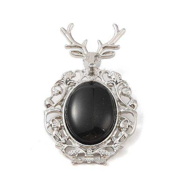 Natural Obsidian Pendants