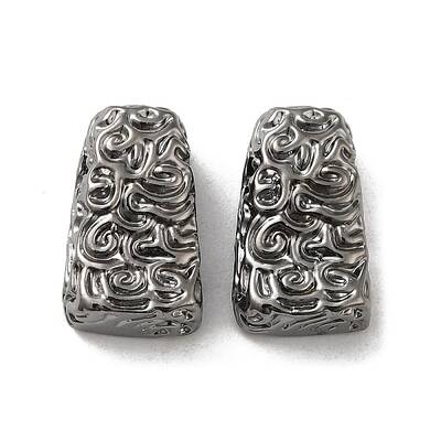 Textured Brass Beads