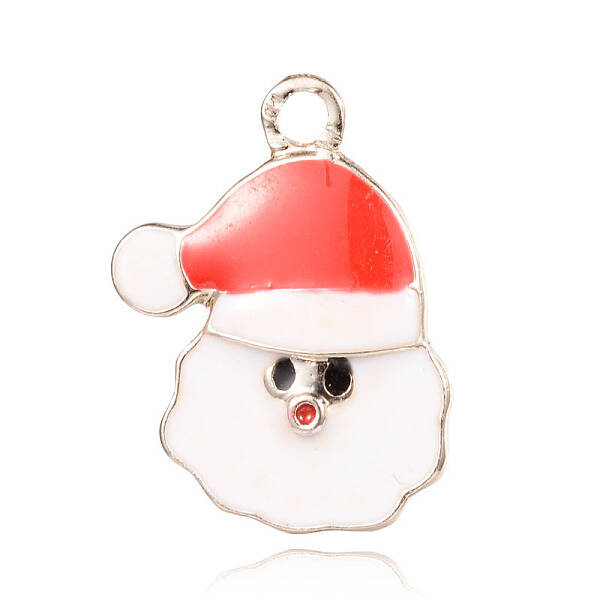 Light Gold Plated Alloy Enamel Pendants