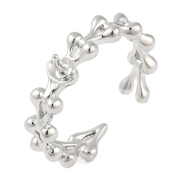 Brass Cuff Finger Ring Settings