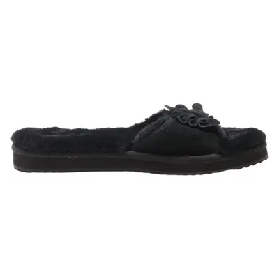 UGG KOOLABURRA Slider Sandals Black Wool Blend Womens UK 7