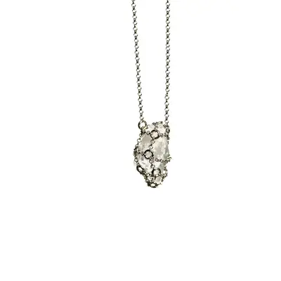 Caged Quartz Necklace