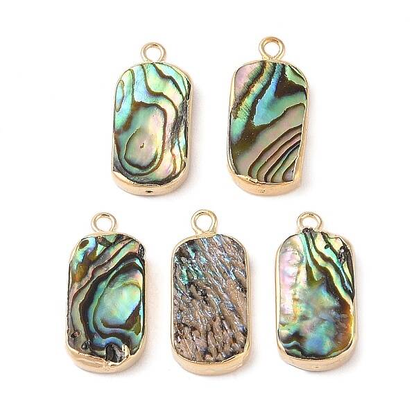 Natural Paua Shell Pendants