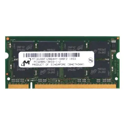 MT16VDDF12864HY-40BF2 Micron 1GB DDR-400MHz SODIMM 2Rx8 CL3 Memory