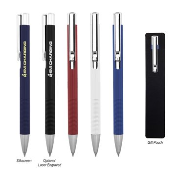 250 Promotional MAVRICK RECYCLED ALUMINUM PEN - Plunger Action
