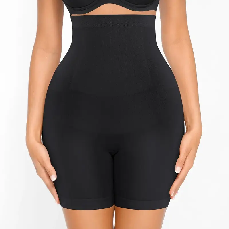 FeelinGirl  Tummy Control Shapewear Shorts Shaper for Women High-Waisted Thigh Fashion Comfort Womenswear Nylon Leg Fit
