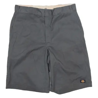 DICKIES Mens Workwear Shorts Grey Loose XL W38