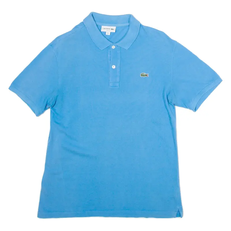 LACOSTE Slim Fit Mens Polo Shirt Blue M