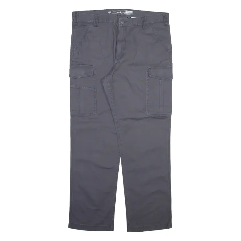CARHARTT Cargo Mens Trousers Grey Relaxed Straight W38 L32