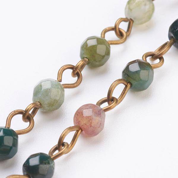 Handmade Indian Agate Beaded Chains