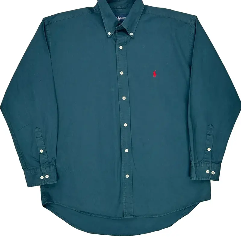 Blake Ralph Lauren Shirt - XL Green Cotton