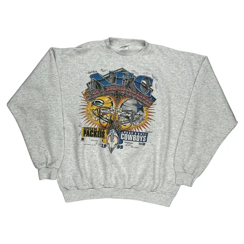 Nfc Championship Santee Nfl Sweatshirt - 2XL Grey Cotton Blend