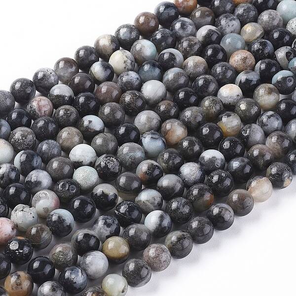 Natural Flower Amazonite Beads Strands