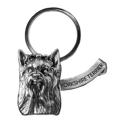 New-Spin Metal Casting Yorkie Keychain