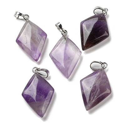 Natural Amethyst Pendants