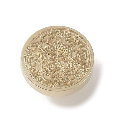 Golden Tone Wax Seal Brass Stamp Head