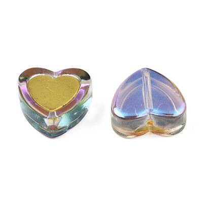 Electroplate Transparent Glass Beads
